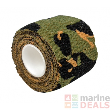Outdoor Outfitters Game On Camo Wrap Tape Woodlands 5cm x 4.5m