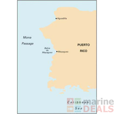 Imray Bahia De Guanica to Punta Borinquen Chart