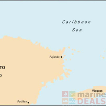 Imray San Juan to Isla De Vieques and Isla De Culebra Chart