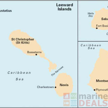 Imray St. Eustatius/St. Christopher/Nevis/Monteserrat and Saba Chart