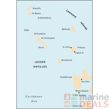 Imray Anguilla to Dominica Passage Chart