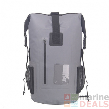 Waterproof Roll Top Dry Backpack 35L Grey