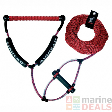 Airhead 4-Section Wakeboard Rope with Phat Grip