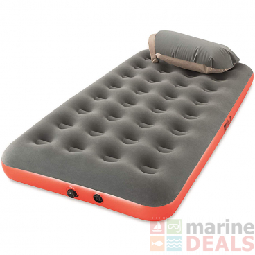 PAVILLO Roll and Relax Twin Airbed Grey/Orange