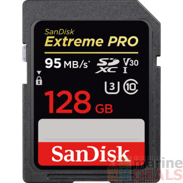 SanDisk Extreme Pro SDXC UHS-I Memory Card 128GB Ultra High Speed