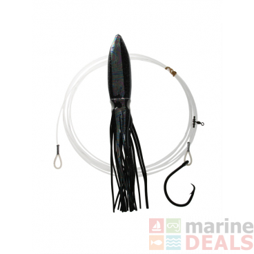 Bonze Swordfish Rig with Single Circle Hook and Squid Skirt