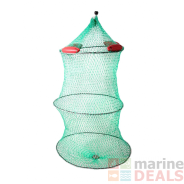 Live Bait Stainless Cage with Floats 55 x 75cm