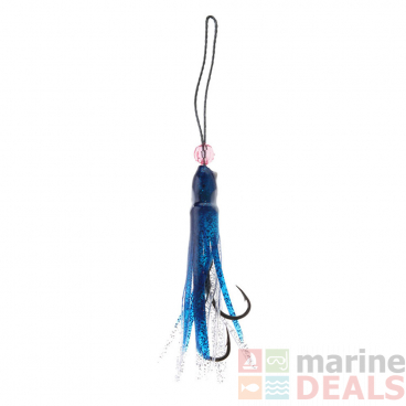 Replacement Assist Hook with Skirt 1/0 Blue
