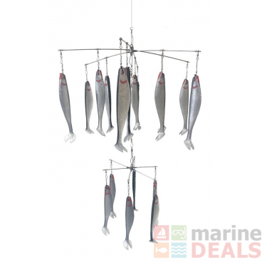 Bonze 18-Fish Paddle Tail Dredge 2 Tier