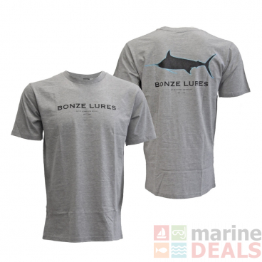 Bonze Marlin Mens T-Shirt Grey