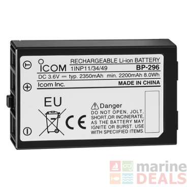 Icom BP-296 Li-Ion Battery for IC-M37E