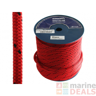 Donaghys Superspeed Yacht Braid Rope 12mm Red/Black Fleck - Per Metre