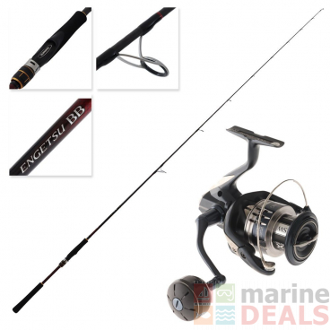 Shimano 20 Stradic SW 4000 HG Engetsu BB Med Spin Slow Jig Combo 6ft 10in 20-100g 2pc