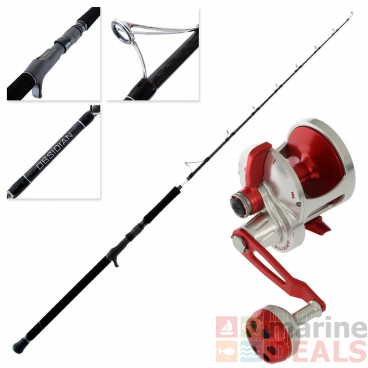 Accurate Valiant 600 Obsidian Extra Heavy Jigging Combo 5ft 2in 1pc