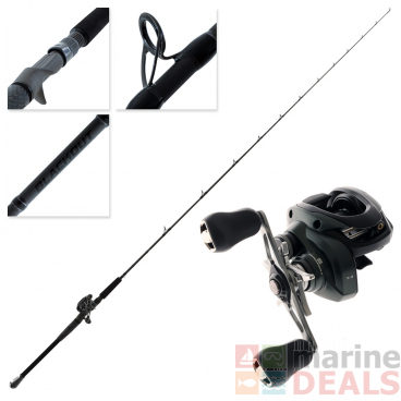 Shimano Curado MGL 150 HG Blackout Baitcasting Combo 7ft 7-28g 2pc