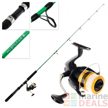 Shimano FX 4000 FC Kidstix Spin Kids Combo with Line Green 5ft 5in 4-6kg 1pc