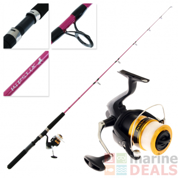 Shimano FX 4000 FC Kidstix Spin Kids Combo with Line Pink 5ft 5in 4-6kg 1pc