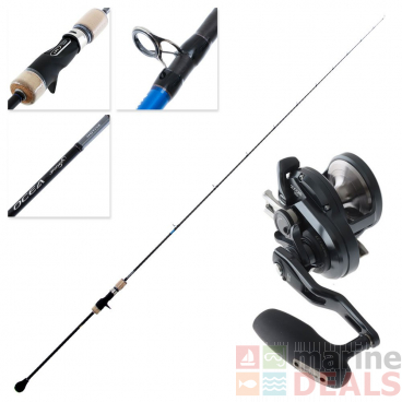 Shimano Ocea Jigger F Custom 2000 NRHG Motive Slow Jig Combo 6ft 10in 160-380g 2pc