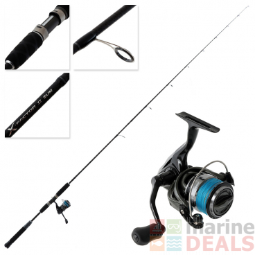 Okuma Altera 30 X-Factor II Slim Softbait Combo with 15lb Braid 7ft 6in 3-8kg 2pc