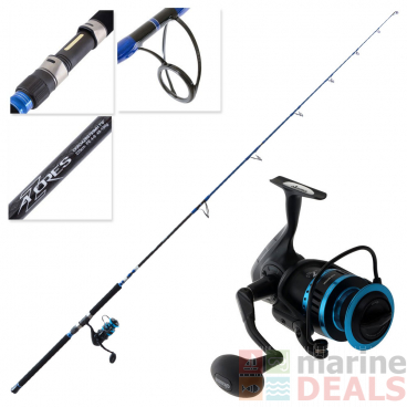 Okuma Azores XP 8000 Stickbait Spin Combo with Tube 7ft 9in PE4-6 3pc