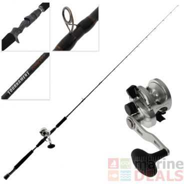 Okuma Cavalla 5N-S Tournament Concept Lever Drag OH Slow Jig Combo 6ft 6in 4-10kg 2pc