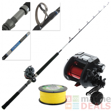 Shimano DDM Plays 4000 Vortex Deepwater Electric Combo with Braid 5ft 7in 15-24kg 1pc