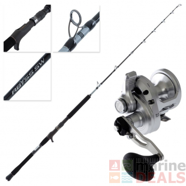 Shimano SpeedMaster LD II 12 Abyss SW 2-Speed OH Jigging Combo 5ft 3in PE8 300-400g 1pc