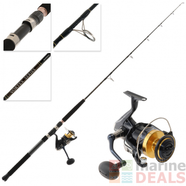 Shimano Spheros SWA 10000PG Vortex Spin Jig Combo 5ft 5in 15-24kg 1pc