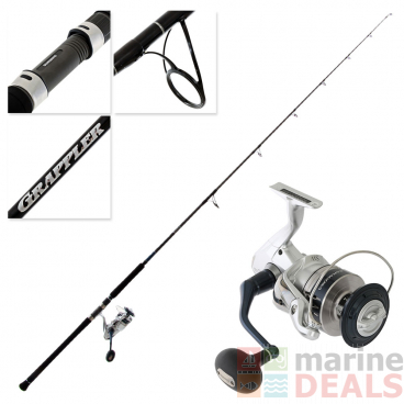 Shimano Saragosa SW A 10000 PG Grappler Type C S82MH Topwater Combo 8ft 2in PE6 2pc