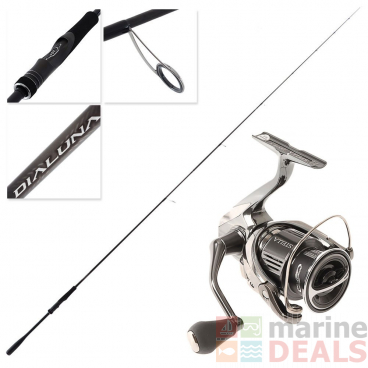 Shimano Stella 2500HG FK Dialuna S86LS Freshwater Spin Combo Solid Tip 8ft 6in PE0.3-1 2pc