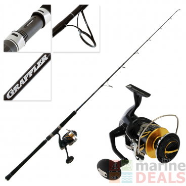 Shimano Stella SW 10000 PG Grappler Type J S566 Spin Jig Combo 5ft 6in PE6 300g 2pc