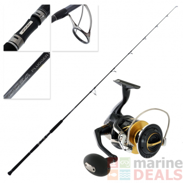 Shimano Stella SW 14000 XG Ocea Plugger Limited Medium Heavy Topwater Spin Combo 8ft 3in PE6 2pc