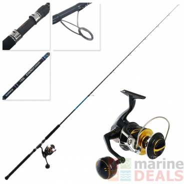 Shimano Stella SW 8000 HG Energy Concept Topwater Spin Combo 8ft 40-70g PE2-4 2pc