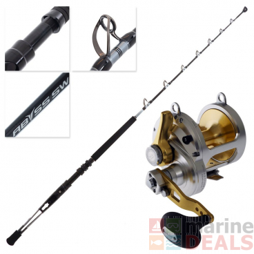 Shimano Talica II 25 Abyss SW RT Bent + Straight Butt 2-Speed Game Combo 5ft 6in 50lb 2pc