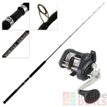 Shimano Tekota 601 A-HG and Vortex Lefthand Baitcast Combo 5ft 10in 8-10kg 1pc