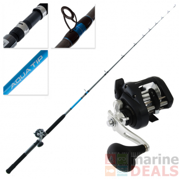 Shimano Tekota 600 A-HG Aquatip Overhead Boat Combo 6ft 10kg 1pc