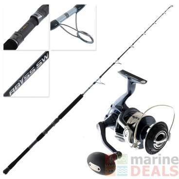 Shimano Twin Power SWC 10000PG Abyss SW Spin Jig Combo 5ft 4in PE5 200-300g 1pc