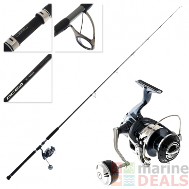 Shimano Twin Power SWC 8000HG Ocea Plugger Full Throttle Topwater Spin Combo 8ft PE5 2pc