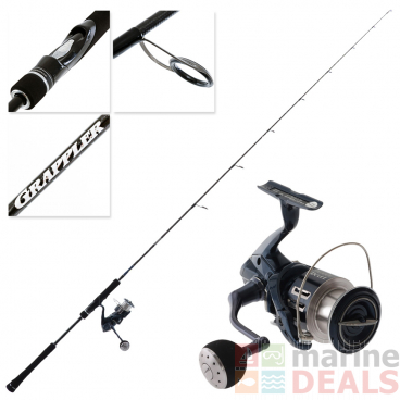 Shimano Twin Power XD A 4000XG Grappler Type J S631 Light Spin Jig Combo 6ft 3in PE1.5 2pc