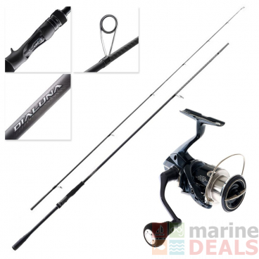 Shimano Twin Power XD A C3000HG Dialuna S76M Spin Combo 7ft 6in 7-35g 2pc