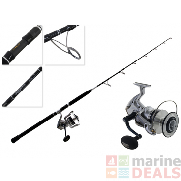 Shimano Saragosa 25000SW and Abyss SW Spin Jigging Combo 5ft 3in PE8 1pc