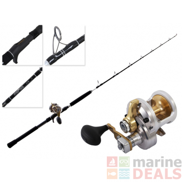 Shimano Talica 12 II 2-Speed and Abyss SW Overhead Jigging Combo 5'3'' PE8