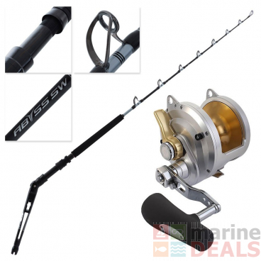 Shimano Talica 50 II Abyss SW Adjustable Butt 2-Speed Game Combo 5ft 6in 60-100lbs 2pc