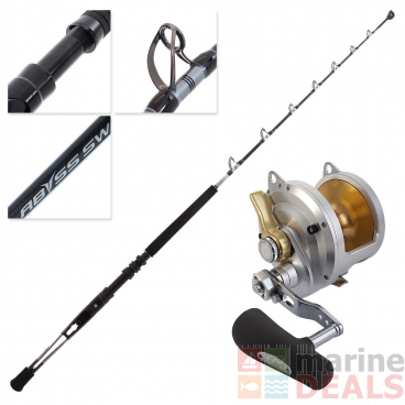 Shimano Talica 50 II Abyss SW R/T Adjustable Butt 2-Speed Game Combo 5ft 6in 80lb 2pc