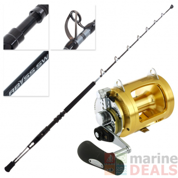 Shimano Tiagra 50 WLRSA Abyss SW R/T Adjustable Butt Game Combo 5ft 6in 80lb 2pc