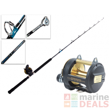 Shimano Triton Lever Drag TLD-30 2-Speed Aquatip Game Combo 5ft 8in 24kg 1pc