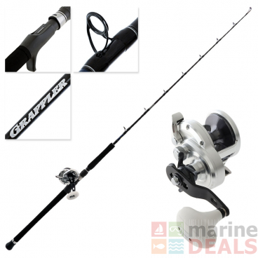 Shimano Trinidad 16 A and Grappler Type J B538 Jigging Combo 5ft 3in PE8 2pc