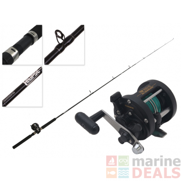 Shimano TR 100 G and Eclipse Trout Trolling Combo Spooled with Leadline 6ft 6in 1pc