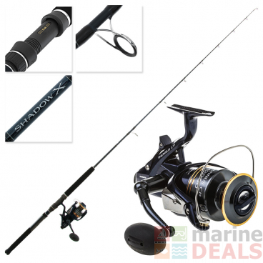 Shimano Thunnus 12000 F Ci4 Shadow X Strayline Combo 7ft 10-15kg 1pc