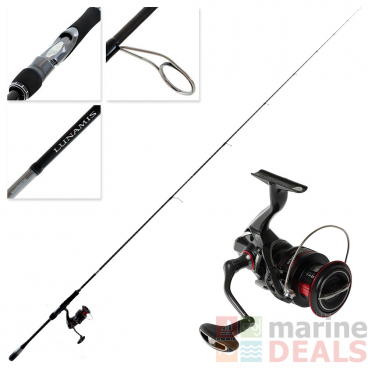 Shimano Vanford 4000 XG Lunamis S80M Softbait Spin Combo 8ft PE0.8-2 2pc